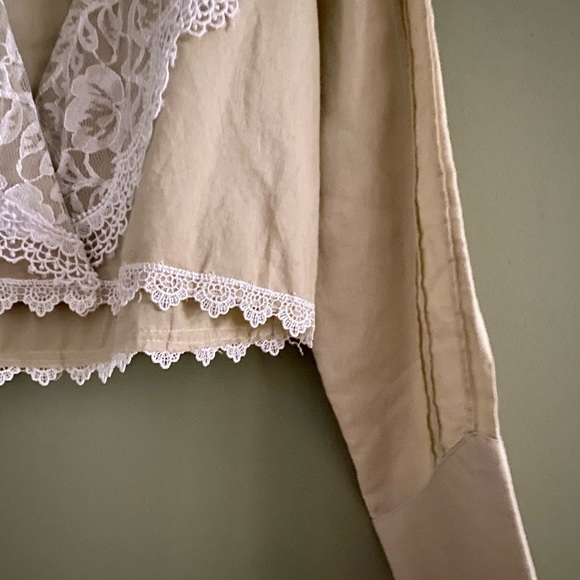 Reworked 70s Vintage Poet Blouse - Picture 2 of 5